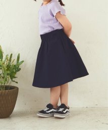 ikka kids(イッカ　キッズ)/インナーパンツ付きギャザースカート（100〜160cm）/ネイビー