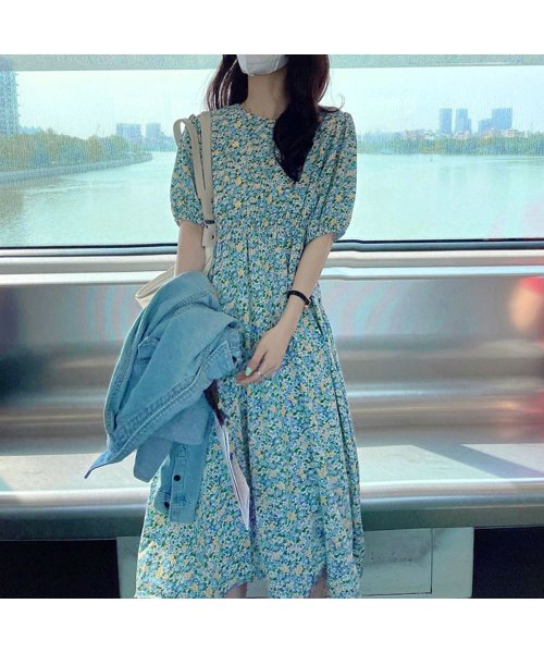 セール 花柄 ロングワンピース レディース 春夏 ミニミニストア Miniministore Magaseek