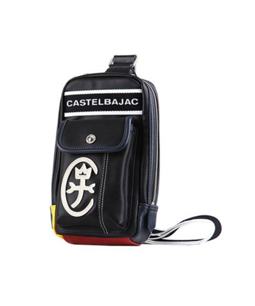 CASTELBAJAC(カステルバジャック)/カステルバジャック バッグ ボディバッグ ワンショルダーバッグ メンズ レディース ブランド かっこいい CASTELBAJAC 024912/ブラック