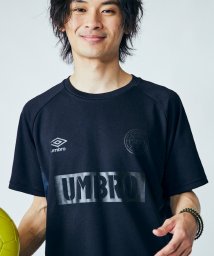 umbro(アンブロ)/ENGLAND CAMO ドライＴシャツ｜吸汗【アウトレット】/ブラック