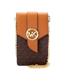 MICHAEL KORS(マイケルコース)/【MICHAEL　MICHAEL　KORS】MICHAEL KORS　32S0G00C5B　フォンケース/ブラウン系