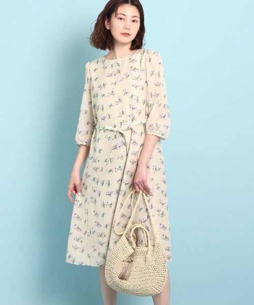 セール 手洗い可 チェリー柄プリントワンピース スーナウーナ Sunauna Magaseek