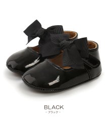 CLARAH　kids(クララキッズ)/ベビー 靴 ファーストシューズ フォーマル 赤ちゃん リボン /ブラック