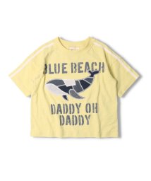 DaddyOhDaddy(ダディオダディ)/【子供服】 Daddy Oh Daddy (ダディオダディ) クジラアップリケ半袖Ｔシャツ 80cm～150cm V36825/イエロー