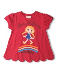 DaddyOhDaddy(ダディオダディ)/【子供服】 Daddy Oh Daddy (ダディオダディ) ダディコプリント半袖Ｔシャツ 80cm～140cm V36827/レッド