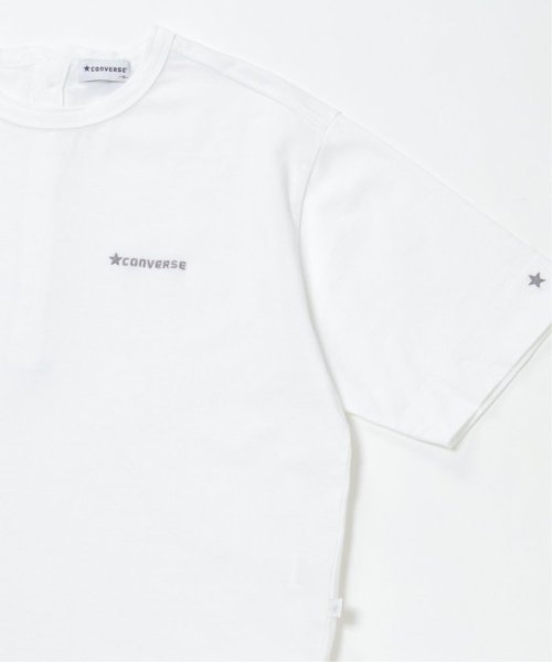 ikka(イッカ)/【WEB限定】CONVERSE コンバース バックヘンリーTシャツ/オフホワイト