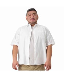 MAC HOUSE(men)(マックハウス（メンズ）)/[大きいサイズ] ORGABITS オーガビッツ オックス無地レギュラーシャツ キングサイズ QMH/03839SS－K/ホワイト