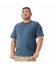 MAC HOUSE(men)(マックハウス（メンズ）)/[大きいサイズ] ORGABITS オーガビッツ フットボール切替半袖Tシャツ キングサイズ QMH/03831SS－K/ネイビー