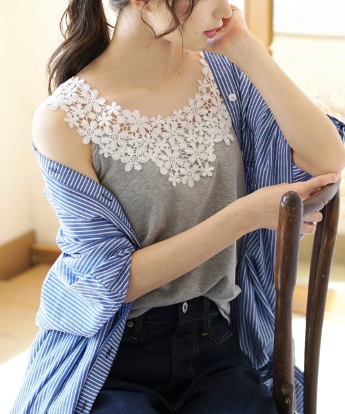 ケミカルレース タンクトップ イーザッカマニアストアーズ E Zakkamaniastores Magaseek