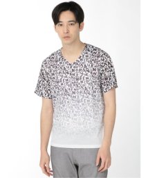 TAKA-Q/転写グラデーション Vネック 半袖 メンズ Tシャツ カットソー カジュアル インナー ビジネス ギフト プレゼント/504663387