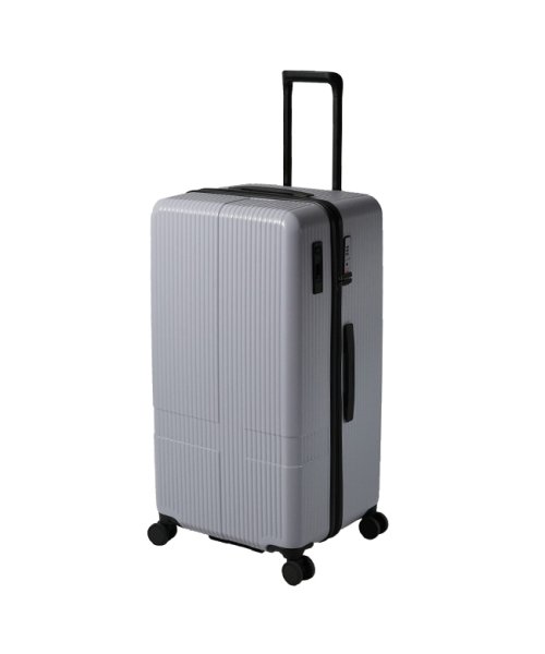 innovator(イノベーター)/イノベーター エクストリーム スーツケース Lサイズ 92L キューブ型 大容量 大型 軽量 ストッパー ダイヤルロック innovator INV80/グレー