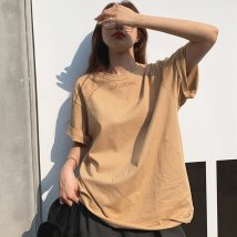 miniministore/英字ロゴ 半袖Tシャツ ロングT 着やせ/504664156