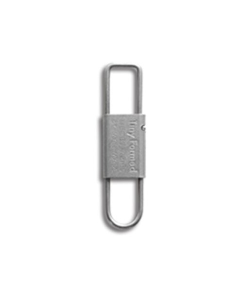Tiny Formed(タイニーフォームド)/Tiny Formed タイニーフォームド キーホルダー ブランド シンプル 真鍮 収納 キーシャックル key shackle TM－02/シルバー