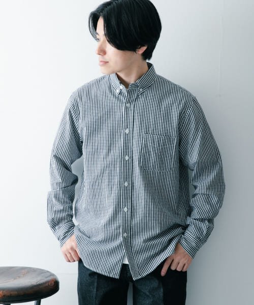 セール ギンガムチェック ボタンダウンシャツ アイテムズアーバンリサーチ メンズ Items Urbanresearch Magaseek
