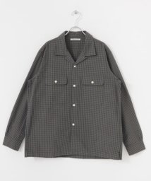 URBAN RESEARCH/WORK NOT WORK　Checked Open collar Shirts/504664826
