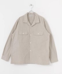URBAN RESEARCH/WORK NOT WORK　Checked Open collar Shirts/504664826