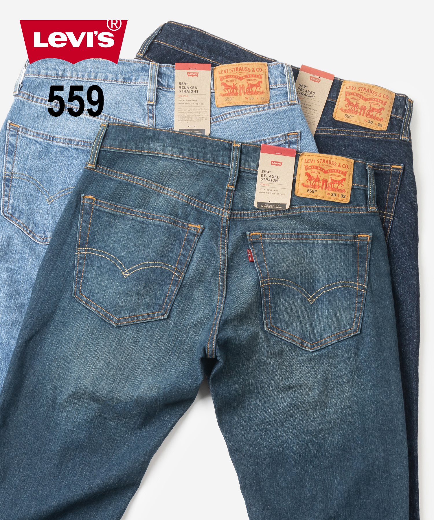 4リーバイス559 リラックスストレートフィットデニム　Levi's