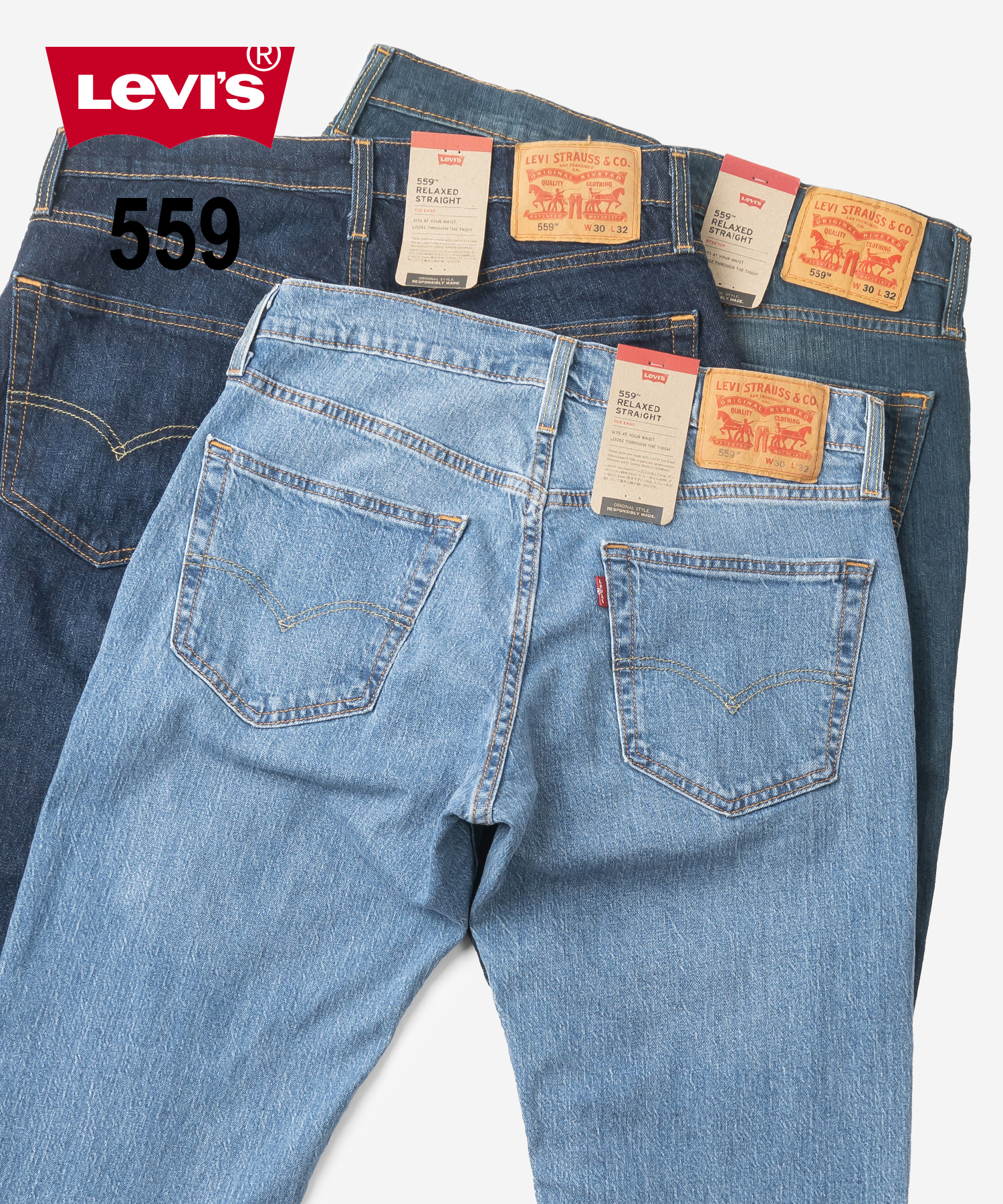 4リーバイス559 リラックスストレートフィットデニム　Levi's