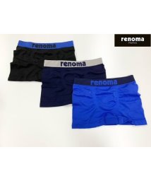 renomaPARIS(レノマパリス)/立体成型ボクサーパンツ/ブルー