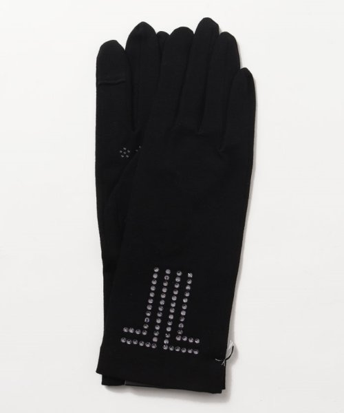 LANVINCOLLECTION（GLOVE)(ランバンコレクション（手袋）)/UVグローブ/黒