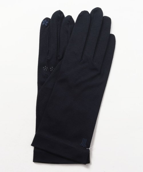 LANVINCOLLECTION（GLOVE)(ランバンコレクション（手袋）)/UVグローブ/紺