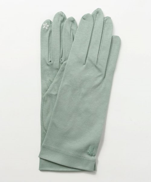 LANVINCOLLECTION（GLOVE)(ランバンコレクション（手袋）)/UVグローブ/グリーン