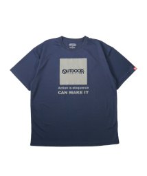 GRAND-BACK(グランバック)/【大きいサイズ】アウトドアプロダクツ/OUTDOOR PRODUCTS ドライメッシュ クルーネック 半袖 メンズ Tシャツ カットソー カジュアル インナー /ネイビー