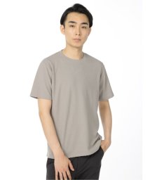 TAKA-Q/リンクスジャガード クルーネック 半袖 メンズ Tシャツ カットソー カジュアル インナー ビジネス ギフト プレゼント/504668766