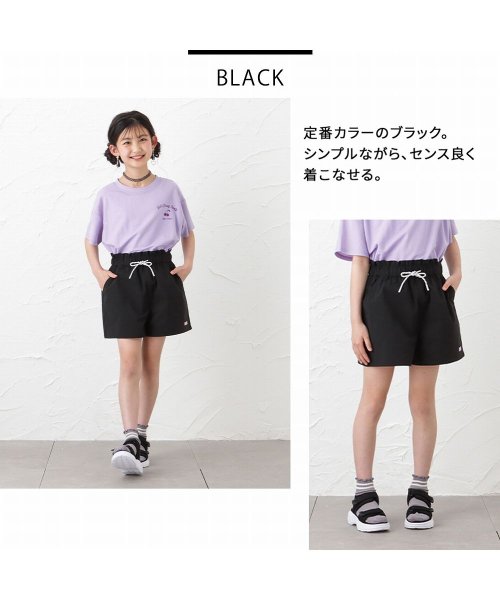 MAC HOUSE(kid's)(マックハウス（キッズ）)/NAVY ネイビー 撥水キュロットパンツ NV－G670－5820－1/ブラック