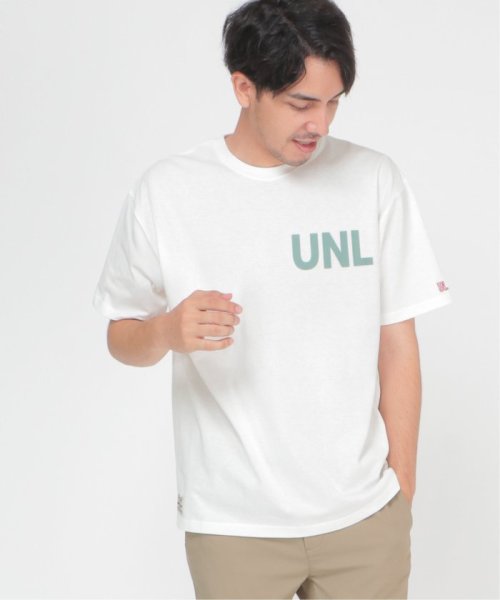 ikka(イッカ)/URBAN NATURE LIFE イニシャルロゴTシャツ/オフホワイト