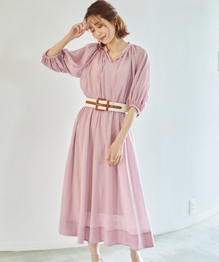 最終お値下げ★美品♡ANAYI 21SS 定価4.4万 ライトローンワンピース