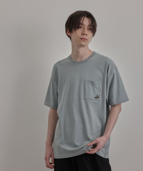 JUNRed(ジュンレッド)/エシカルハーフスリーブTシャツ/キミドリ（34）