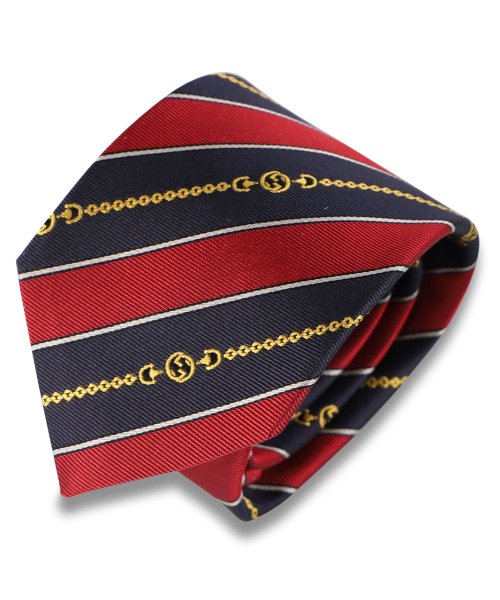 グッチ Gucci ネクタイ メンズ ストライプ シルク イタリア製 ビジネス 結婚式 ブランド Necktie グッチ Gucci Magaseek