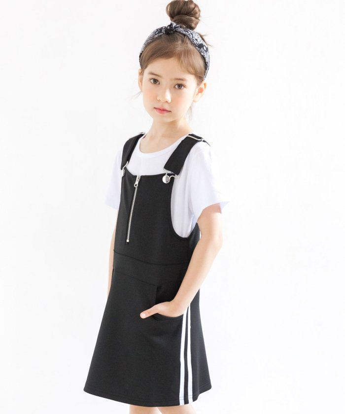 女の子 子供 無袖 オーバーオール サロペット 可愛いオールインワン
