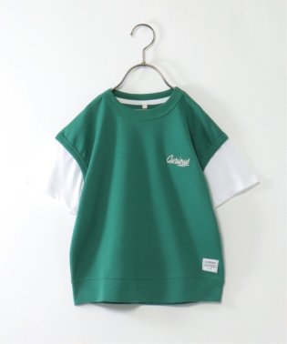 ikka kids/【キッズ】ベストレイヤード風Tシャツ(120〜160cm)/504417438