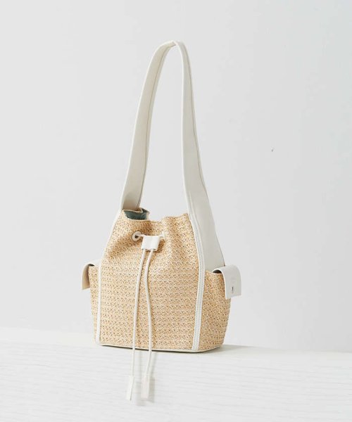 LOWELL Things(LOWELLThings)/●【WEB限定】メッシュショルダーBAG/ホワイト