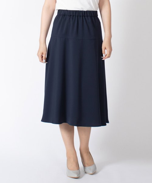 洗える】ストレッチサテン フレアスカート(504666452) | ミス ジェイ  