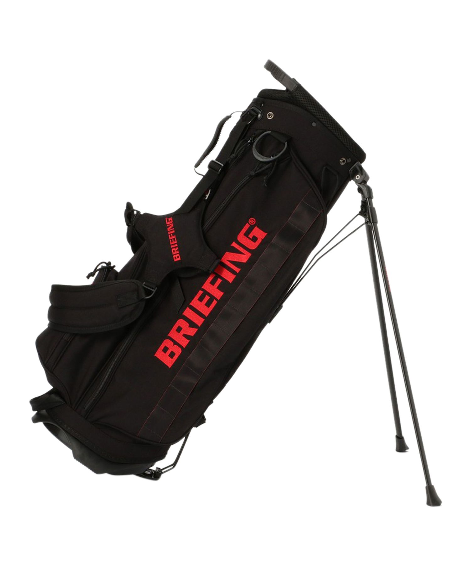 ブリーフィング BRIEFING ゴルフ バッグ キャディバッグ ゴルフバッグ メンズ レディース 軽量 スタンド 撥水 CR－4 #02 ブラック  ネイビー