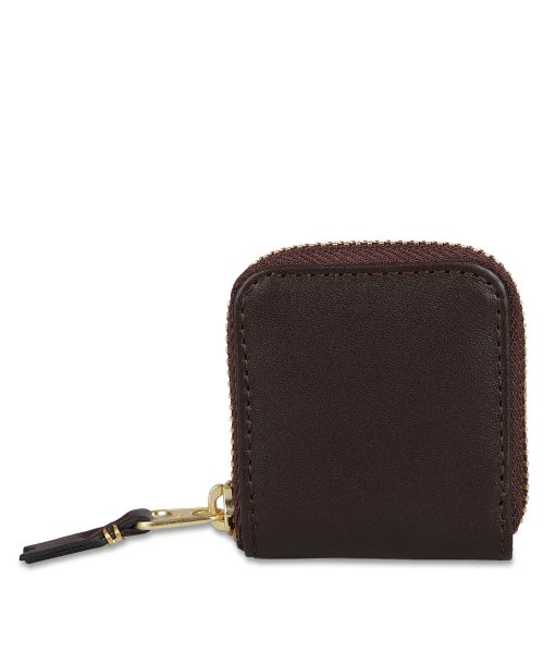 コムデギャルソン Comme Des Garcons 財布 小銭入れ コインケース メンズ レディース 本革 ラウンドファスナー Coin Case ブラウン コムデギャルソン Commedesgarcons Magaseek