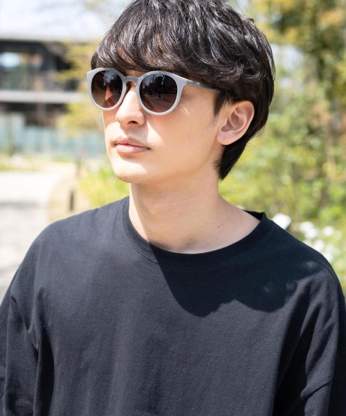 サングラス カラーレンズ メンズ レディース 伊達メガネ 丸眼鏡 丸型 ボストン ウェリントン Uvカット 紫外線対策 薄い色 色付き クリア 黒縁 フラットレ ロッキーモンロー Rocky Monroe Magaseek