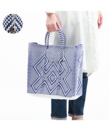 OJO DE MEX　(オホデメックス)/オホ デ メックス トート OJO DE MEX バッグ Plastico CAGO Tote Regular トートバッグ A4 カゴトート かごバッグ/ブルー