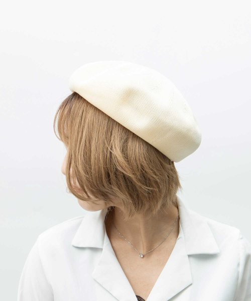 サマーニットベレー帽 ワッペン アルトローズ Altrose Magaseek