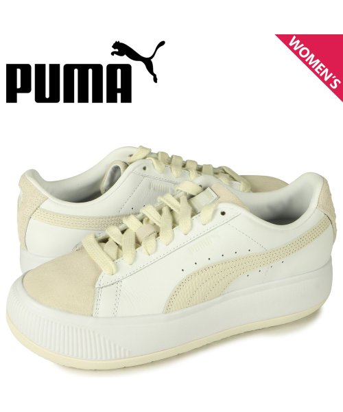 Puma プーマ スウェード マユ ウィメンズ スニーカー レディース 厚底 スエード Suede Mayu Prm Womens ホワイト 白 3269 プーマ Puma Magaseek