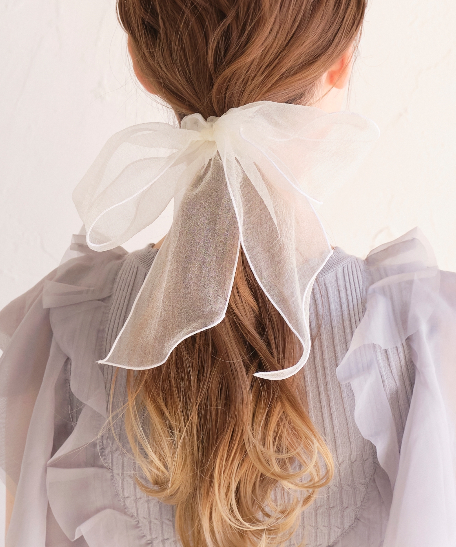 オーガンジーリボン♡ツイン♡ヘアゴム♡マーメイド♡シェル オーガンジーリボン♡ツイン♡ヘアゴム♡マーメイド♡シェル 【公式通販】