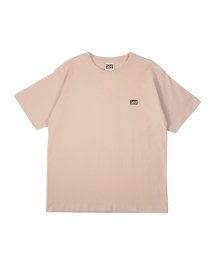 GRAND-BACK(グランバック)/【大きいサイズ】リー/LEE  バックロゴプリント クルーネック 半袖Tシャツ/ピンク