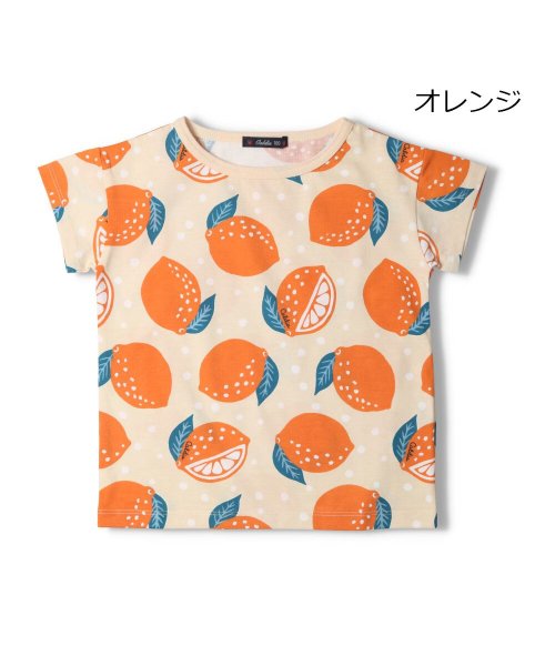 Caldia(カルディア)/【子供服】 Caldia (カルディア) 総柄半袖Ｔシャツ 100cm～140cm A36800/オレンジ