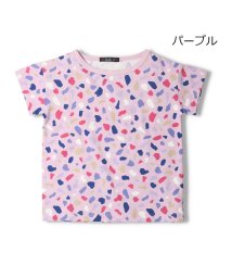 Caldia(カルディア)/【子供服】 Caldia (カルディア) 総柄半袖Ｔシャツ 100cm～140cm A36800/パープル