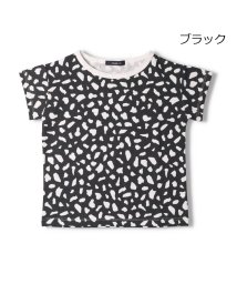 Caldia(カルディア)/【子供服】 Caldia (カルディア) 総柄半袖Ｔシャツ 100cm～140cm A36800/ブラック