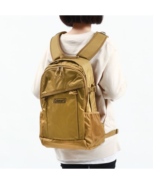 Coleman(Coleman)/公認販売店 コールマン リュック 通学 通勤 Coleman 25L 軽量 中学生 高校生 おしゃれ リュックサック ブランド A4 2層 ウォーカー25/ベージュ