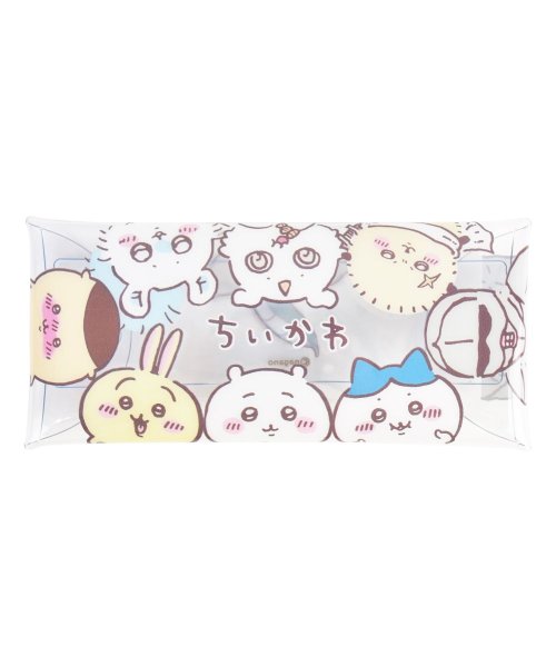 ちいかわ ペンケース 筆箱 小物入れ クリアマルチケース Lサイズ レディース 女子 女の子 ハチワレ うさぎ 栗まんじゅう ヨロイさん モモンガ メンズ 男子(504102873) ランナー(RUNNER) MAGASEEK 新品未使用・ちいかわ総柄マルチケース